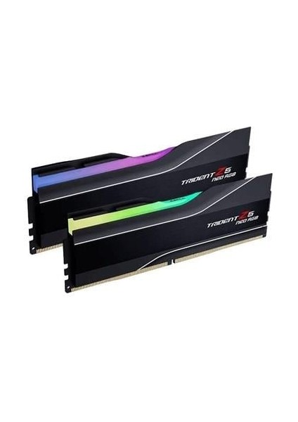 Gskıll 64GB (2x 32GB) Ddr5 6000MHZ CL36 Rgb Dual Kıt Pc Ram Trıdent Z5 Neo F5-6000J3636F32GX2-TZ5RK