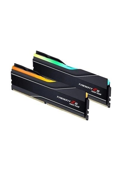 Gskıll 64GB (2x 32GB) Ddr5 6000MHZ CL36 Rgb Dual Kıt Pc Ram Trıdent Z5 Neo F5-6000J3636F32GX2-TZ5RK