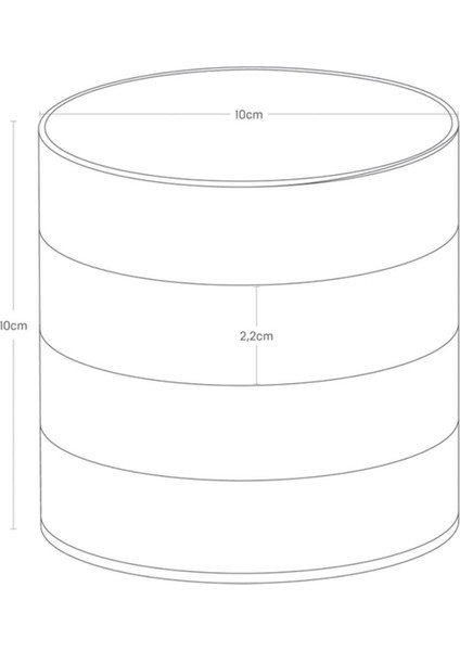 Mithra Life 4 Katlı Döner Beyaz Takı Organizeri Düzenleyici Kutusu MIT1149 fırsatları