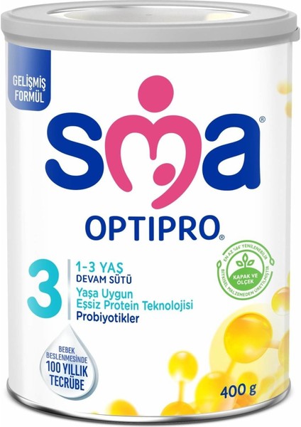 Sma Optipro Probiyotik 3 Bebek Devam Sütü 13 Yaş 400GR