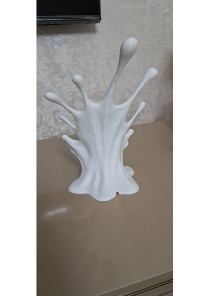 3D Şeklinde Mermer Desenli Masaüstü Telefon Tutucu