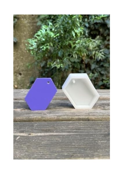 Menashop Metrashop Concept Altıgen Koku Tableti Silikon Mum Kalıbı