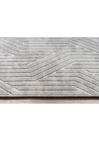 200 x 550 cm Gri - Kaymaz Tabanlı, Dekoratif ve Yıkanabilir fırsatları