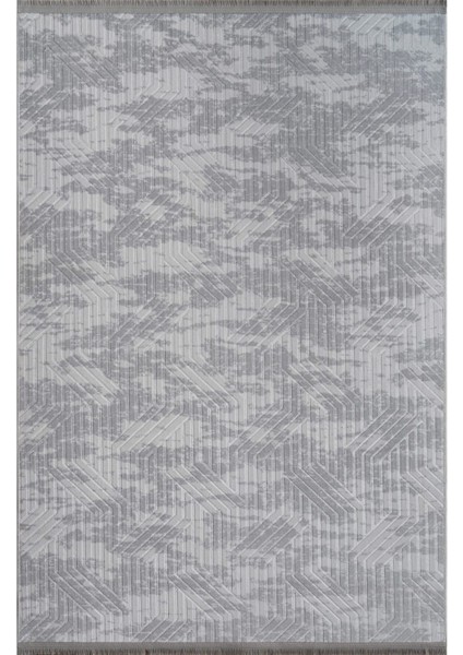 150 x 600 cm Gri - Kaymaz Tabanlı, Dekoratif ve Yıkanabilir