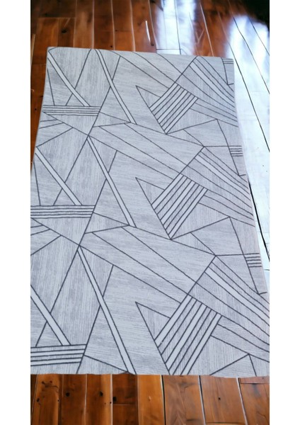 150 x 600 cm Gri - Kaymaz Tabanlı, Dekoratif ve Yıkanabilir