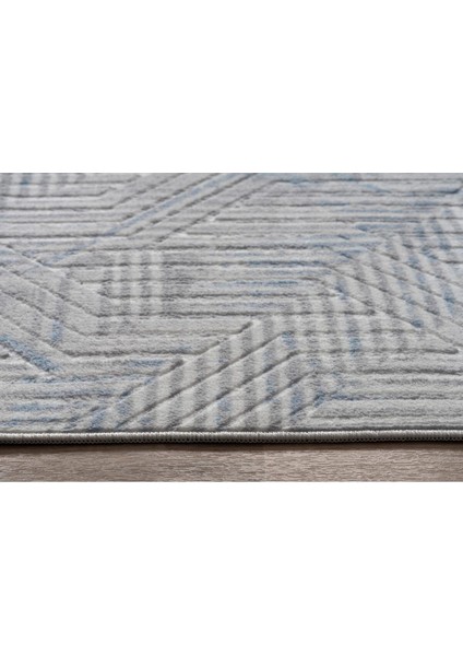 150 x 400 cm Mavi - Kaymaz Tabanlı, Dekoratif ve Yıkanabilir