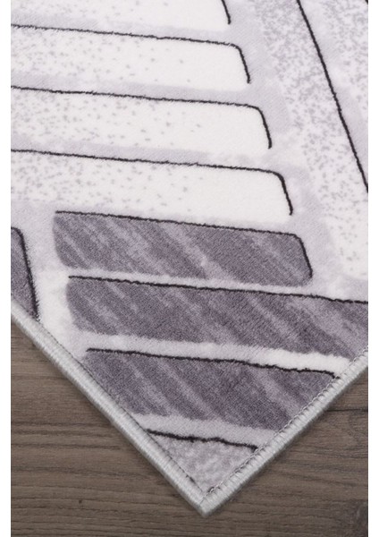 200 x 550 cm Gri - Kaymaz Tabanlı, Dekoratif ve Yıkanabilir fiyatları