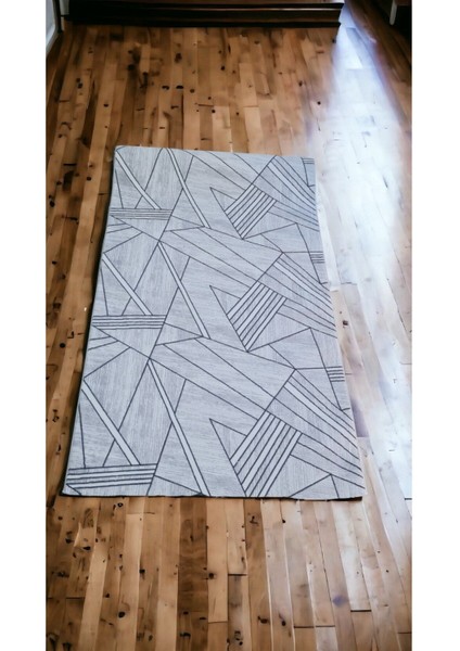 80 x 200 cm Gri - Kaymaz Tabanlı, Dekoratif ve Yıkanabilir