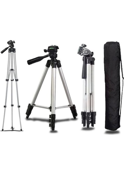 3 Yönlü Profesyonel Süper Kalite 157 cm Tripod