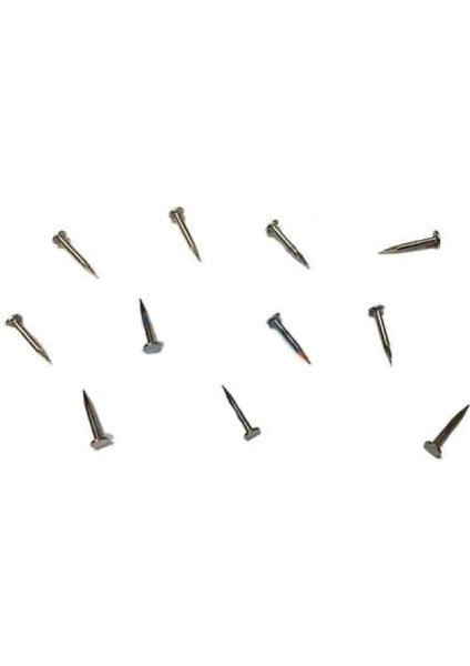 Klips, Menteşe, Ayağı Çivisi 9mm Çelik - Nikel 10GR