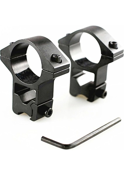 Tüfek Dürbünü Lazeri Montaj Kelepçesi Çelik Alaşım 11MM