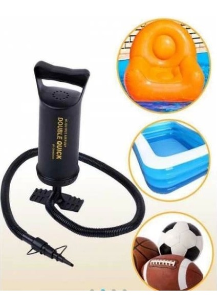 Portatif Iki Yönlü Pompa - El Pompası - Şişirme Boşaltama Pompası