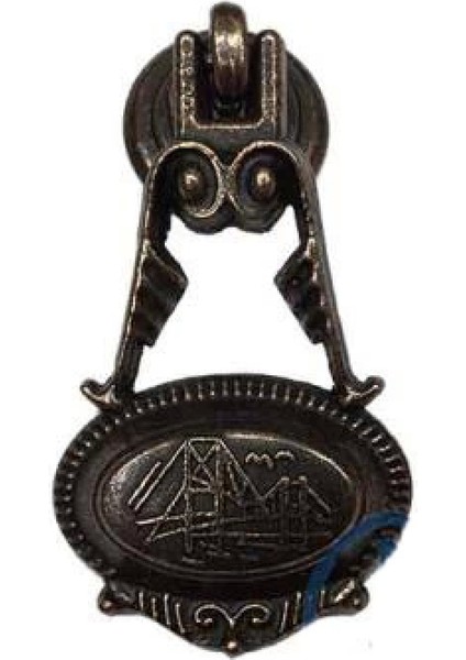 Dekoratif Zamak Sarkaç Küçük Kulp - 30X63MM, Eskitme, 1 Adet