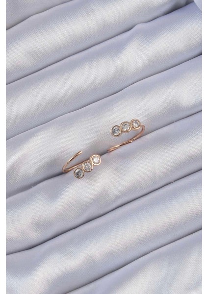 Xuping Rose Renk Zirkon Taşlı Su Yolu Küpe - TJ-BKP9430