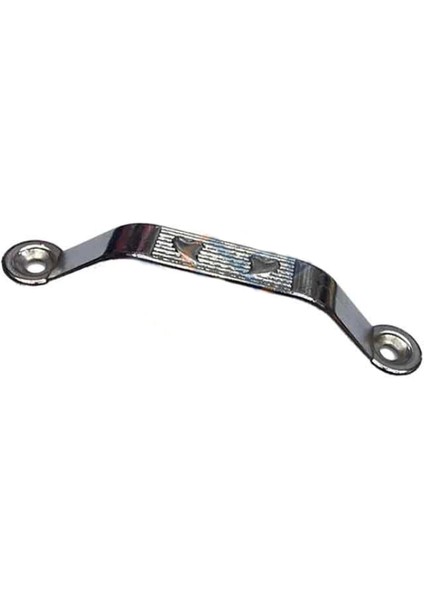 Dekoratif Zamak Kulp Dıştan - 64MM, Nikel, 1 Adet