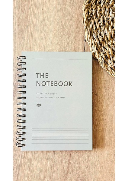 Tanıtım Sert Mukavva Kapaklı Spiralli 80 Yaprak Çizgili A5 Defter, Not Defteri, Okul Defteri, 8 Farklı Renk Seçeneği, Ofis Için Ideal, Planlayıcı (Coffee Latte Kapak Rengi)