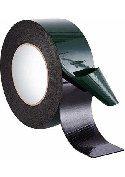 Taraflı Köpük Bant Eva Montaj Bandı Siyah 48 mm x 10 Metre