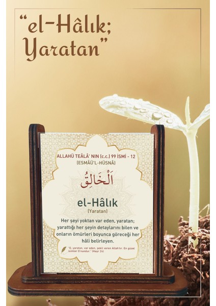 Allahü Teâlâ' Nın (C.c) 99 Ismi (Esmâü'l-Hüsnâ) Taba Renk fırsatları