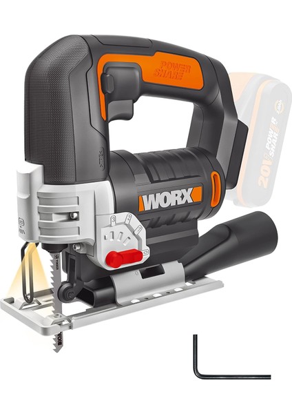 WX543.9 20VOLT Profesyonel Dekupaj Testere (Akü Dahil Değildir)