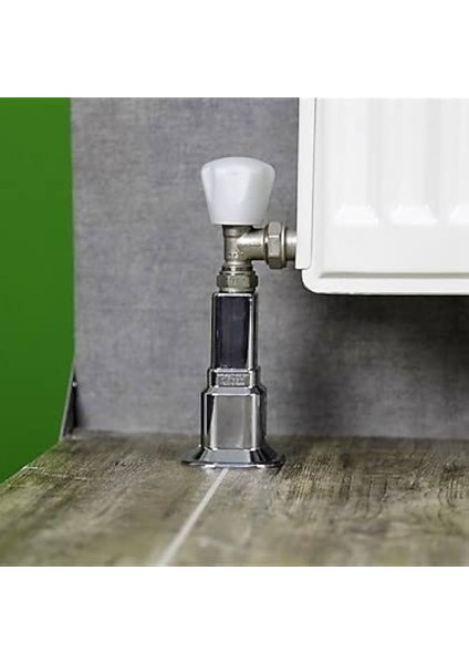 Radyatör Havlupan Pex Boru Gizleme Aparatı Krom Renkli