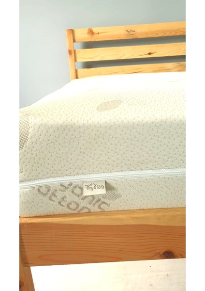 Organic Cotton Ortopedik Sünger Yatak 15 cm (Yastık Hediye)