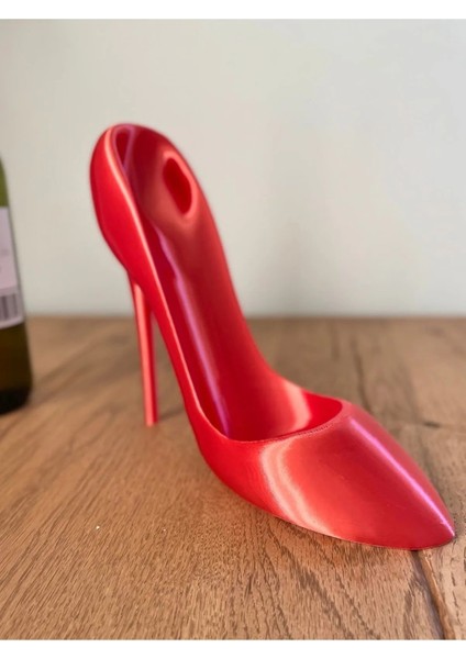Modern Stiletto Şaraplık Biblo Şarap Tutucu Dekoratif Şarap Rafı Şarap Standı