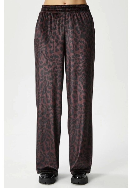 Leopar Desen Pantolon