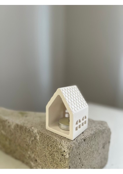 Küçük Ev Mumluk Şamdan Ev Stili Şık Modern Dekorasyon Tealight Mumluk fiyatları