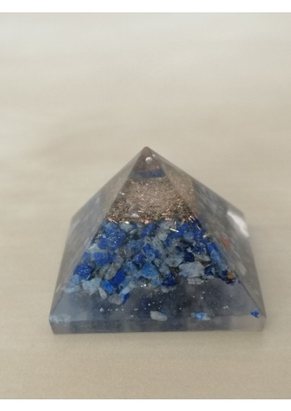 Lapis Lazuli Taşı Orgonit Piramit