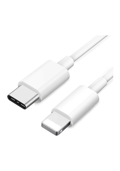 Apple iPhone X / Xr / Xs Uyumlu Lightning Usb-C Data Hızlı Şarj Kablosu 1m
