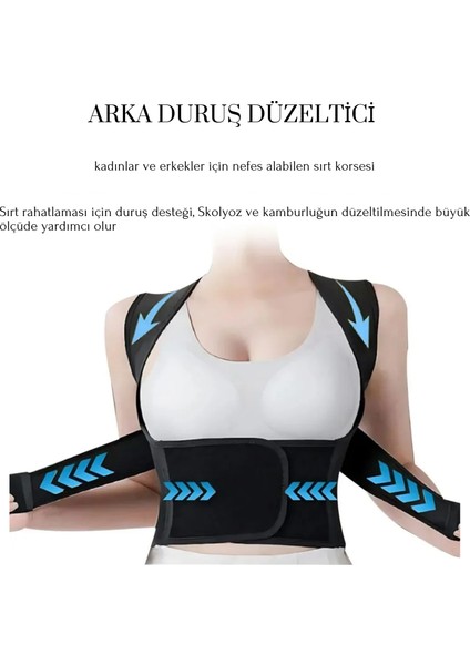 Ayarlanabilir Dik Duruş Destek Korsesi