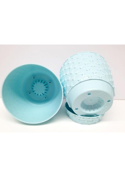 So-Kap1 Kapadokya Dekoratif Plastik Saksı 0.5 Litre No 1