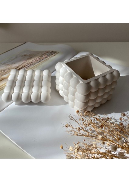 Bubble Kapaklı Dekoratif Kutu