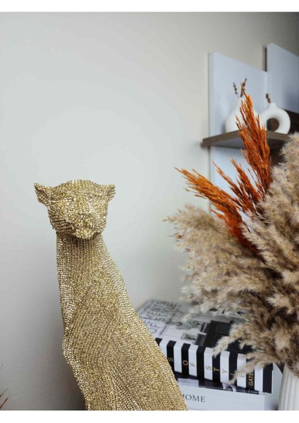 Dekoratif Gold Panter Heykeli fiyatları