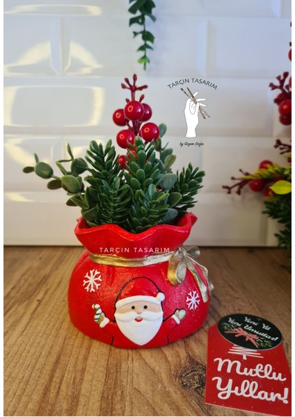 El Yapımı,çam Ağacı,yılbaşı Aranjman Saksı,yılbaşı Hediyesi,yılbaşı SÜSLERI(18 x 10 cm Boyutunda) fiyatları