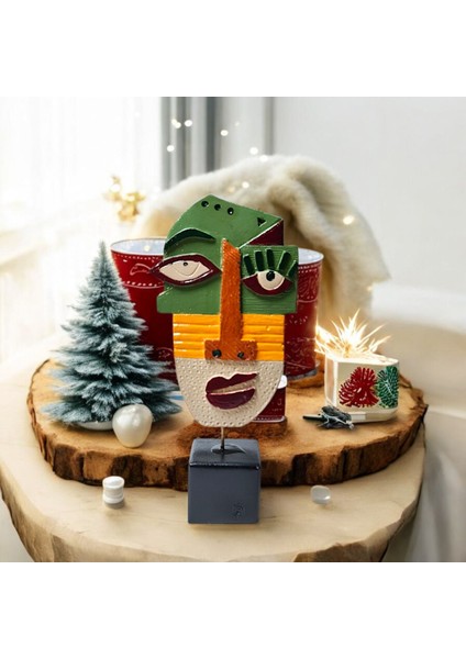 Göz Kırpan Soyut Yüz Biblo modelleri