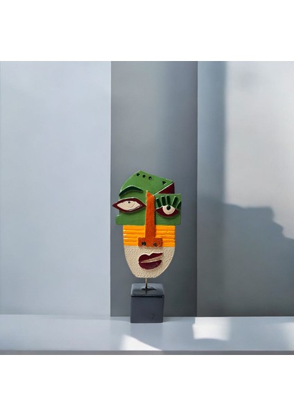 Göz Kırpan Soyut Yüz Biblo indirimleri