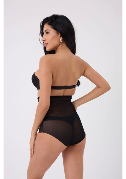 Freshness 0006 Lazer Kesim Tül Yüksek Bel Slip Korse fiyatları