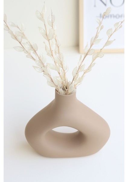 El Yapımı Bohem Seramik Vazo - Mocca Dekoratif Vazo&obje modelleri