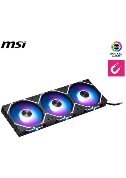 Msı Mpg EZ120 Argb-B Kasa Fanı+Kontrol Ünitesi 3-Lü Paket