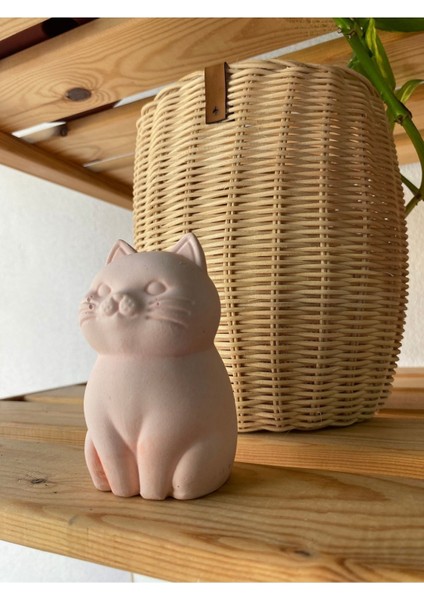 Dekoratif Kedi Obje, Biblo, Dekoratif Kedi Heykeli, Heykel (Pembe) fiyatları