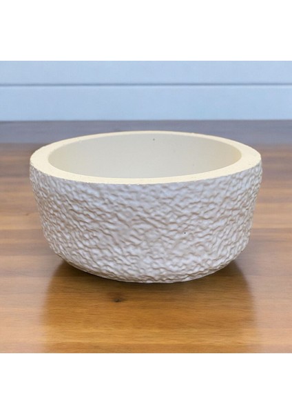 Kapaklı Takı Kutusu ve Saksı Mumluk 12 cm Desenli