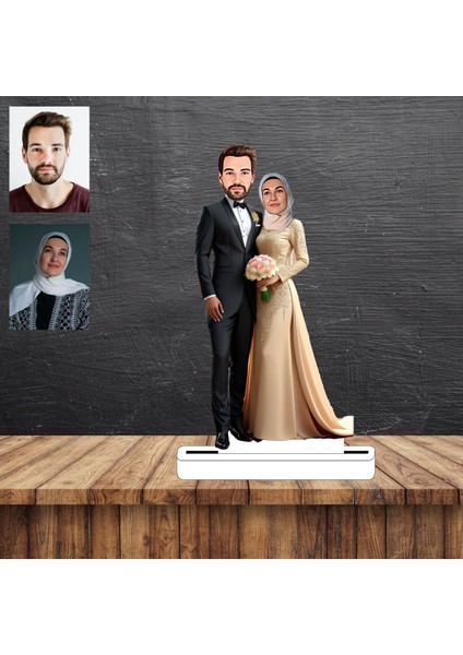 Karı-Koca Karikatür Figürü,sevgiliye Hediye,doğum Günü Hediyesi
