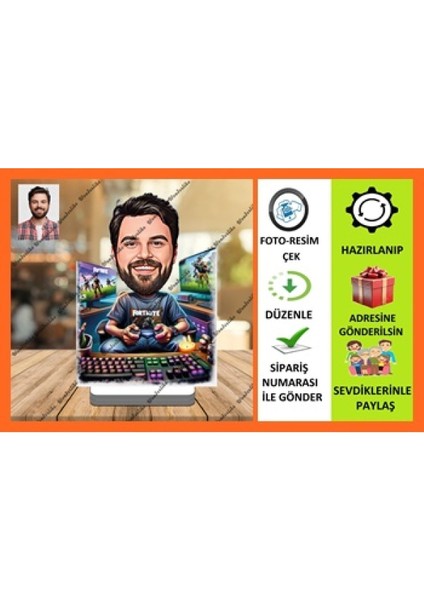 Oyun Kurdu Karikatür Biblo,sevgiliye Hediye,doğum Günü Hediyesi