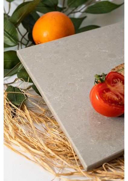 Tundra Gri Mermer Dikdörtgen Sunumluk ve Kesme Tahtası modelleri