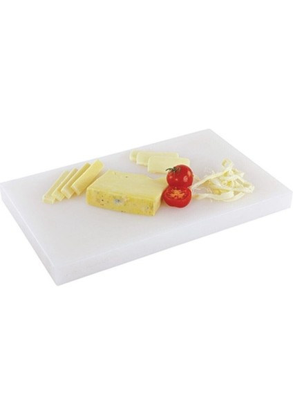 Polietilen Kesme Tahtası, Kesim Levhası Beyaz 40X60X2 cm