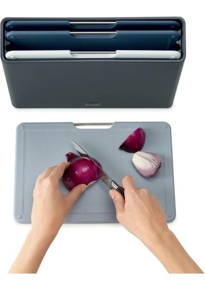 Jj 60184 Folio Standlı Büyük Kesme Tahtası 4lü Gri modelleri