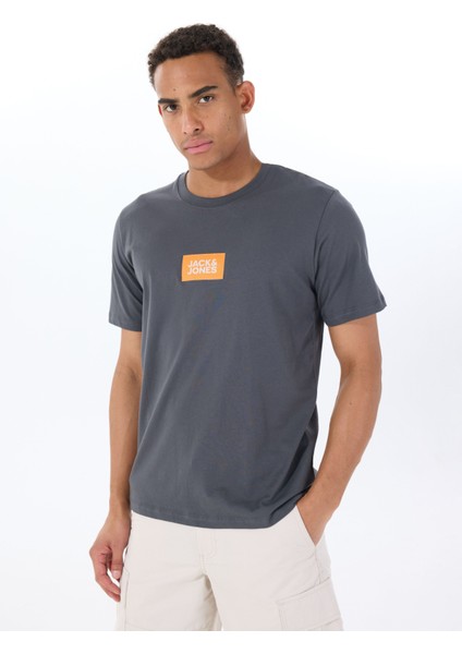 Bisiklet Yaka Füme Erkek T-Shirt 12288519_JPRBLUZOEY Tee Ss Crew Nec