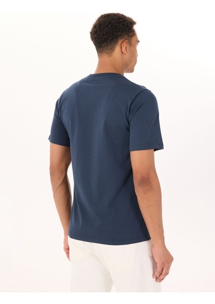 Bisiklet Yaka Lacivert Erkek T-Shirt 12288570_JCOBARCODE Tee Ss Crew Nec