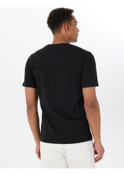 Bisiklet Yaka Siyah Erkek T-Shirt 12288570_JCOBARCODE Tee Ss Crew Nec